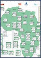 Africa and Middle East Wallchart