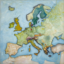 市場を俯瞰する地図のイメージ