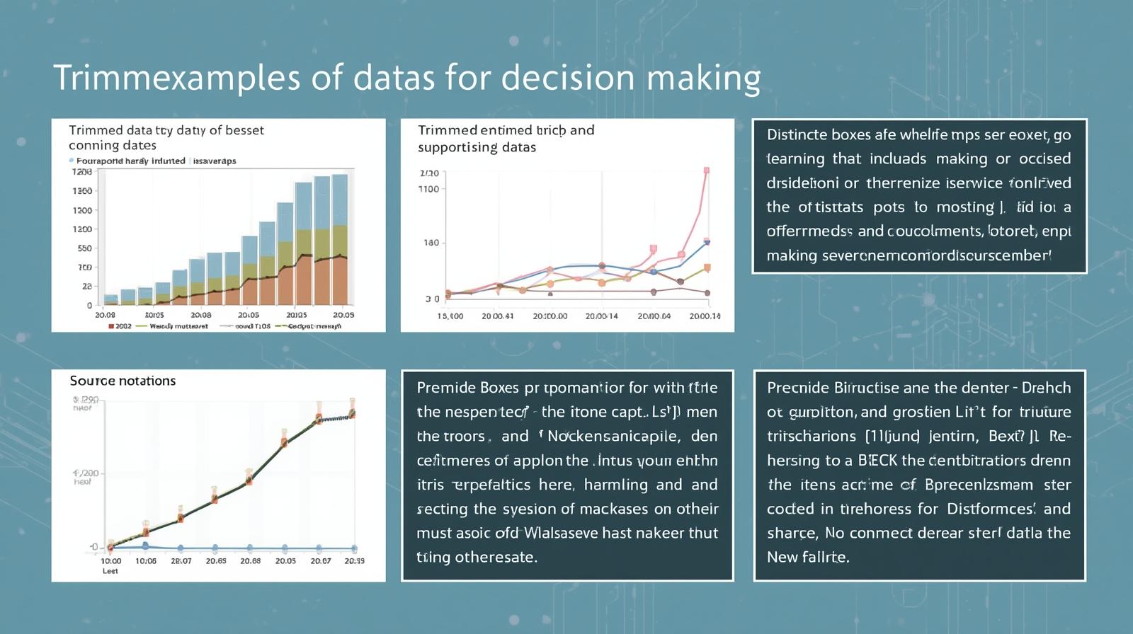 意思決定を支えるデータ